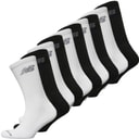 New Balance Ten Pack Cushioned Crew Socks Black/White