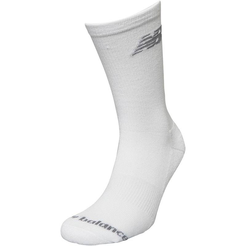 New Balance Ten Pack Cushioned Crew Socks White - Image 2