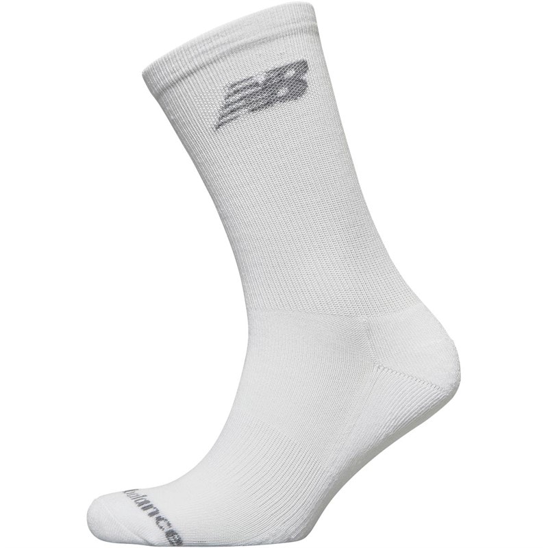 New Balance Ten Pack Cushioned Crew Socks White - Image 3