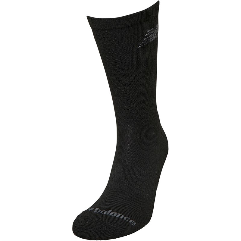 New Balance Ten Pack Cushioned Crew Socks Black - Image 2