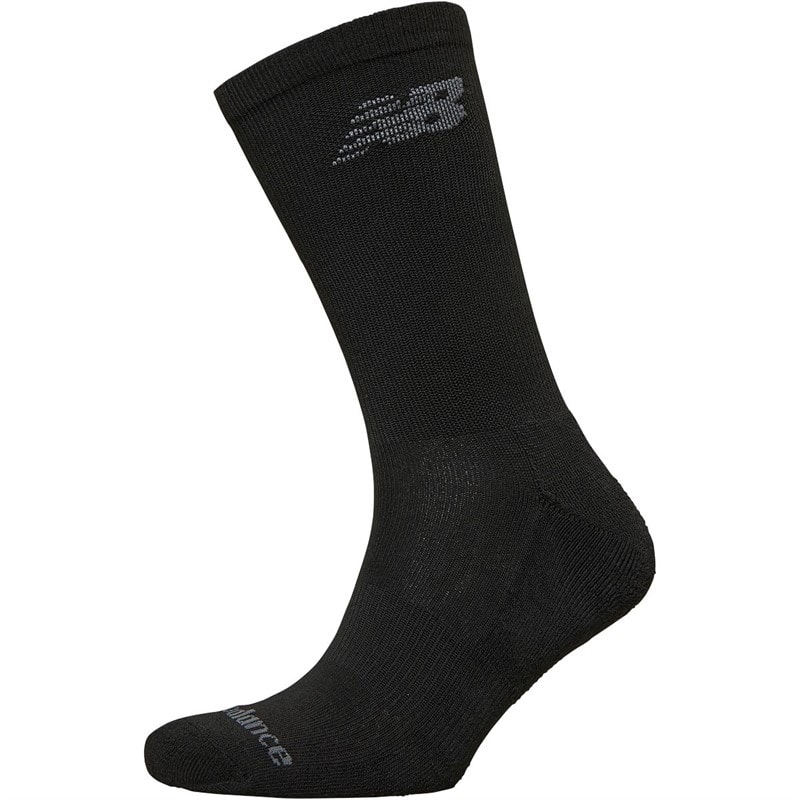 New Balance Ten Pack Cushioned Crew Socks Black - Image 3