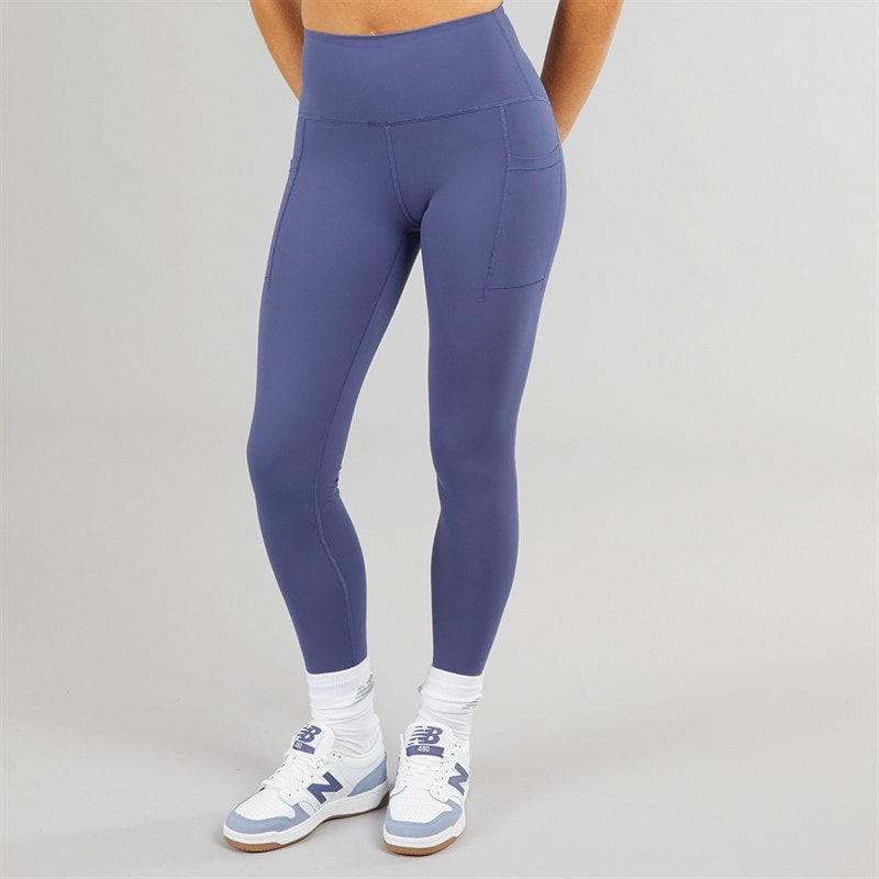 New Balance Womens Sleek NB Dry Pocket High Waisted Tight Leggings Dream State - Image 1