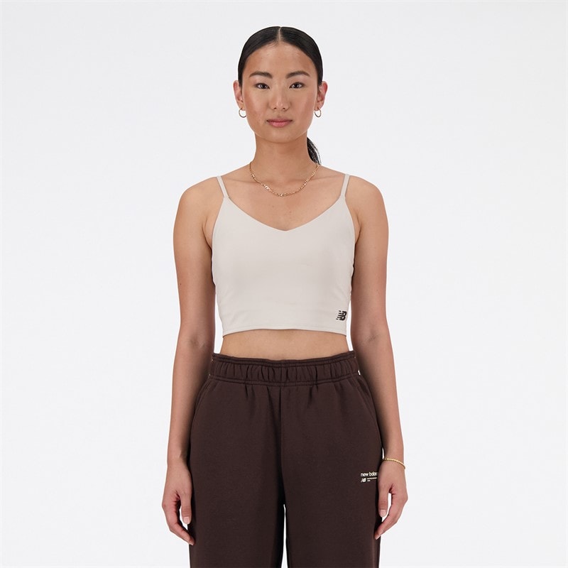 New Balance Womens Harmony NB Dry Light Support Bra Top Moonrock - Image 1