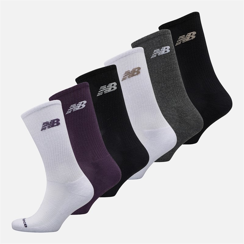 New Balance Seasonal Six Pack Crew Socks Multi - Image 1