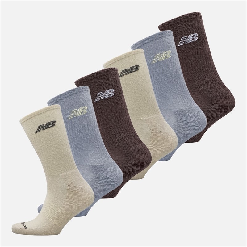 New Balance Seasonal Six Pack Crew Socks Multi - Image 1