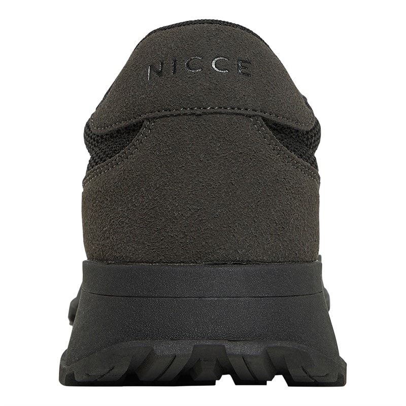 NICCE Mens Dalston Trainers Black/Grey - Image 3