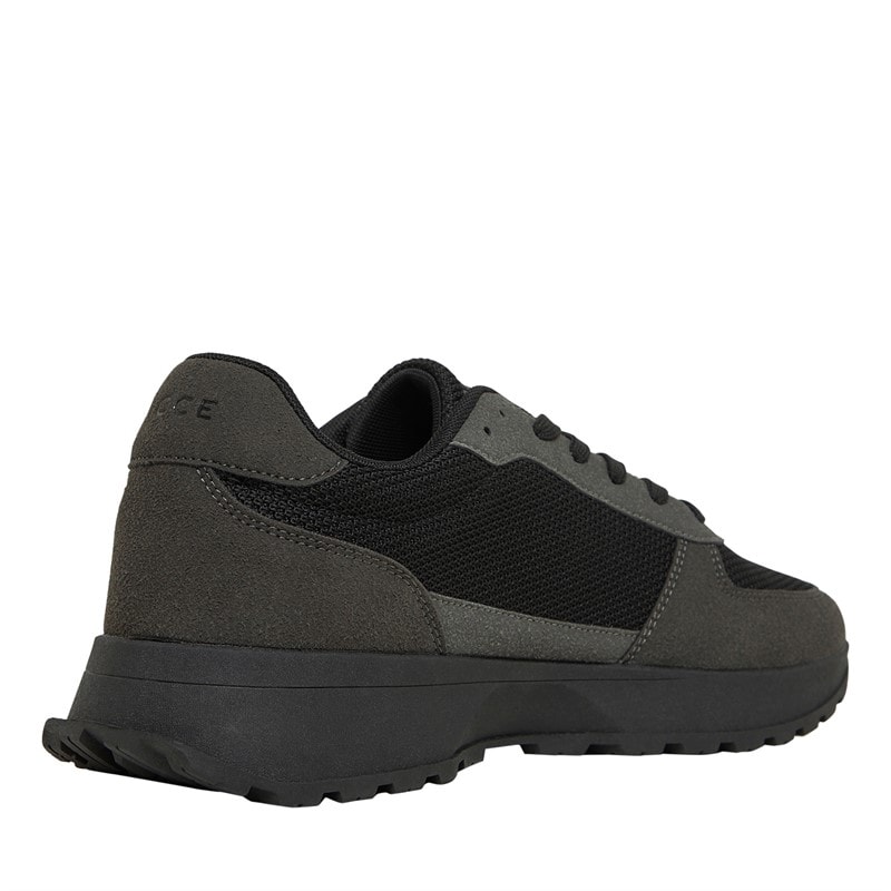 NICCE Mens Dalston Trainers Black/Grey - Image 5