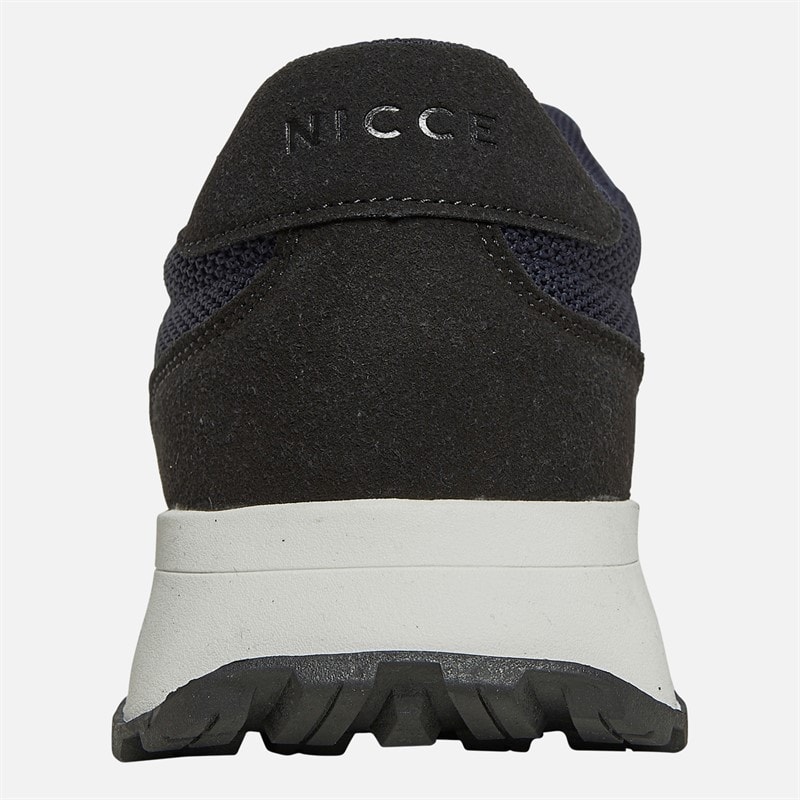 NICCE Mens Dalston Trainers Navy/Black - Image 3