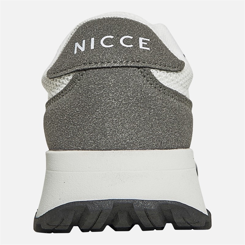 NICCE Junior Boys Dalston Trainers White/Grey - Image 3