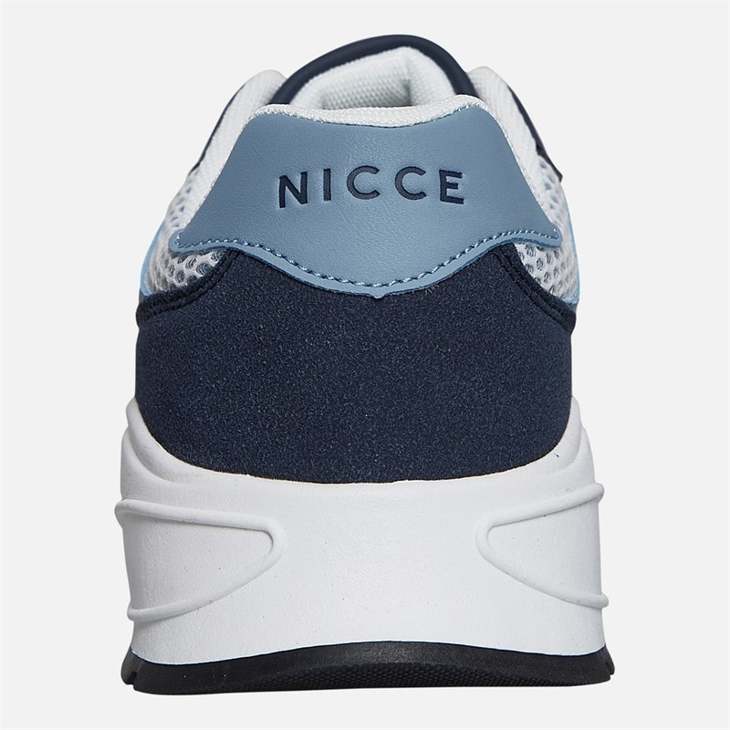 NICCE Mens Bemesso Trainers Navy/Blue/Dark Blue/White Navy/Blue/Dk Blue/White - Image 3
