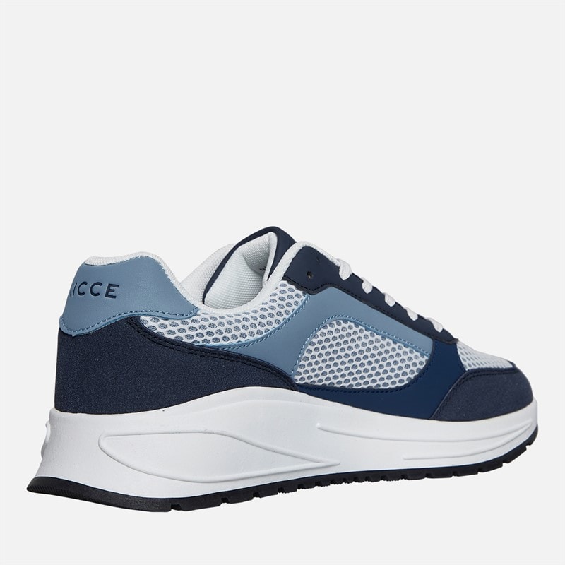 NICCE Mens Bemesso Trainers Navy/Blue/Dark Blue/White Navy/Blue/Dk Blue/White - Image 5