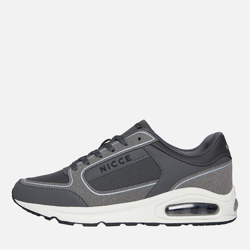 NICCE Mens Elossi Trainers Coal/Grey/Light Grey - Image 1