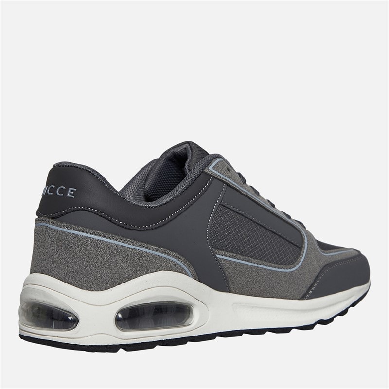 NICCE Mens Elossi Trainers Coal/Grey/Light Grey - Image 5