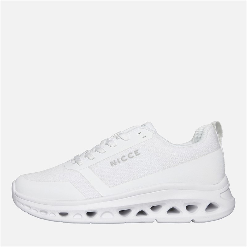 NICCE Mens Frantor Trainers White Mono - Image 1
