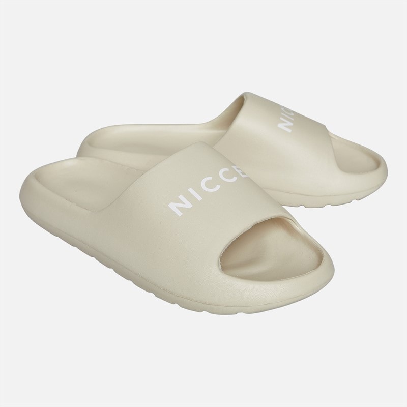 NICCE Mens Rephia Sliders Ecru - Image 1