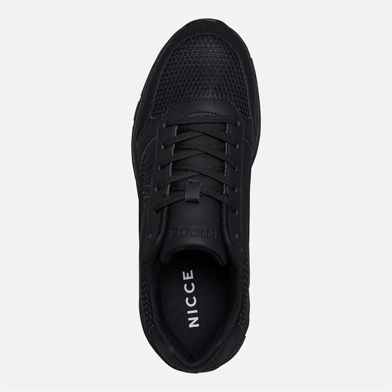 NICCE Mens Bemesso Trainers Black - Image 4