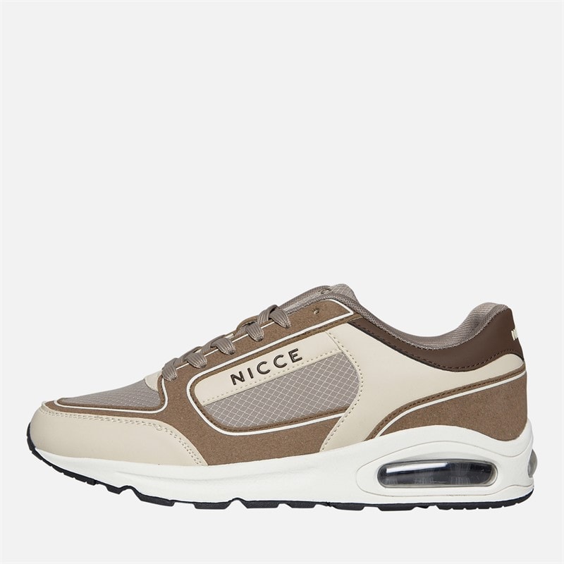 NICCE Mens Elossi Trainers Stone/Taupe/Ecru Stone / Taupe / Ecru - Image 1