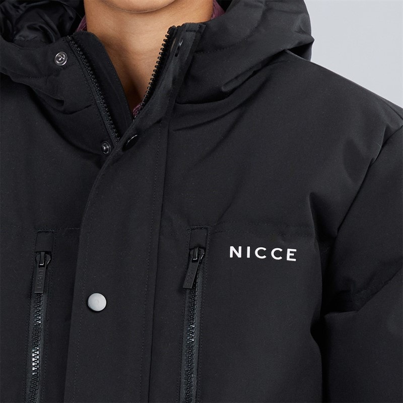 NICCE Boys Merigo Parka Jacket Black - Image 5