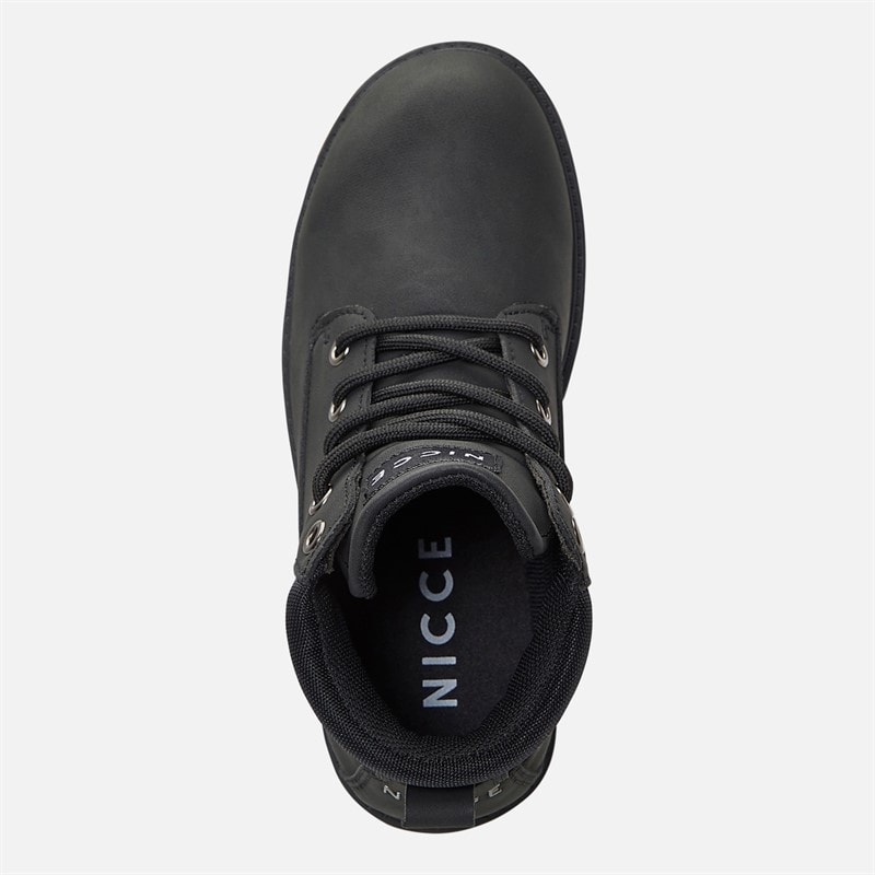 NICCE Junior Boys Hoxton Boots Black - Image 4