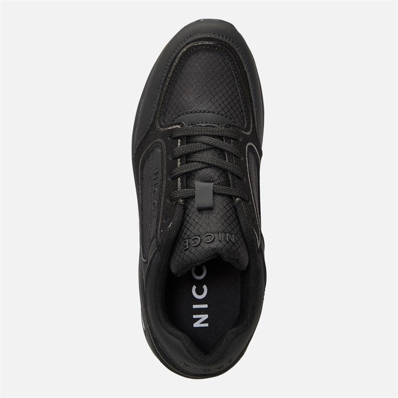 NICCE Junior Boys Elossi Trainers Black - Image 4