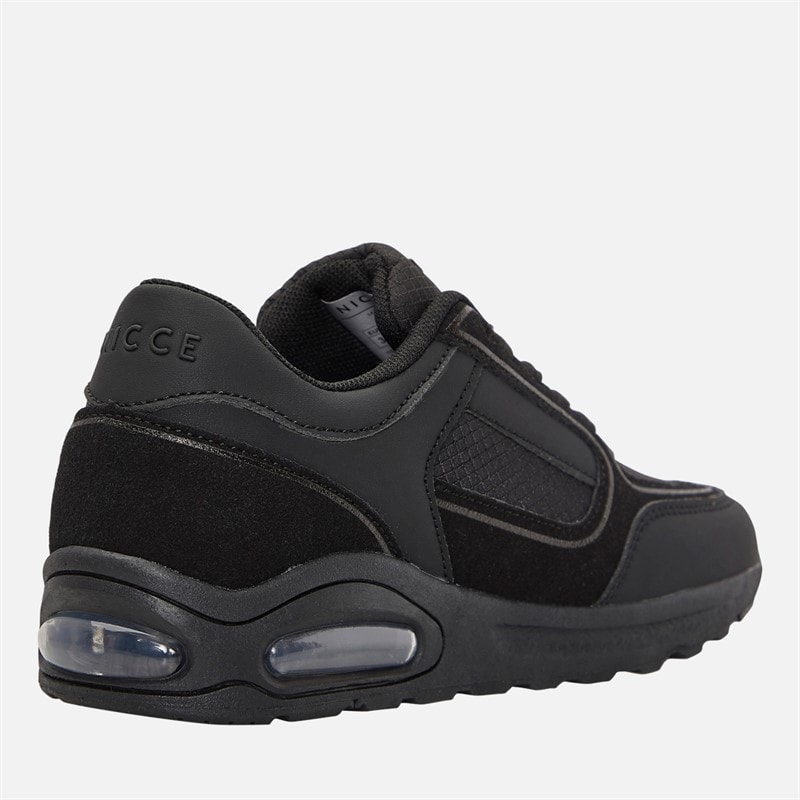 NICCE Junior Boys Elossi Trainers Black - Image 5