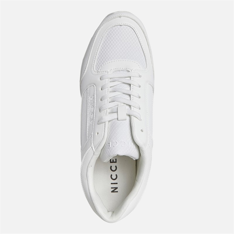 NICCE Mens Elossi Trainers White - Image 4