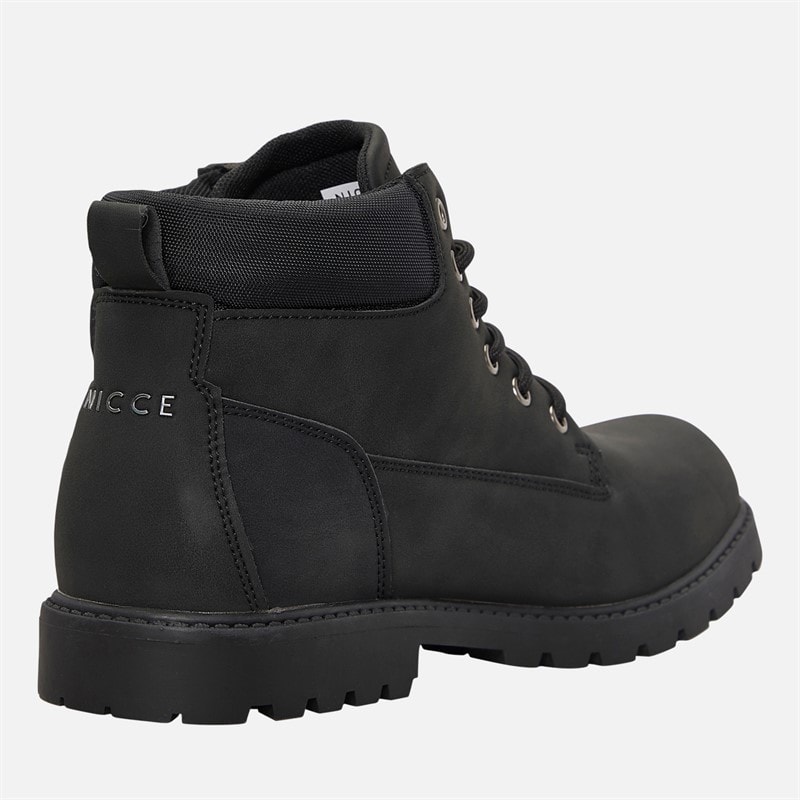 NICCE Mens Hoxton Boots Black - Image 5