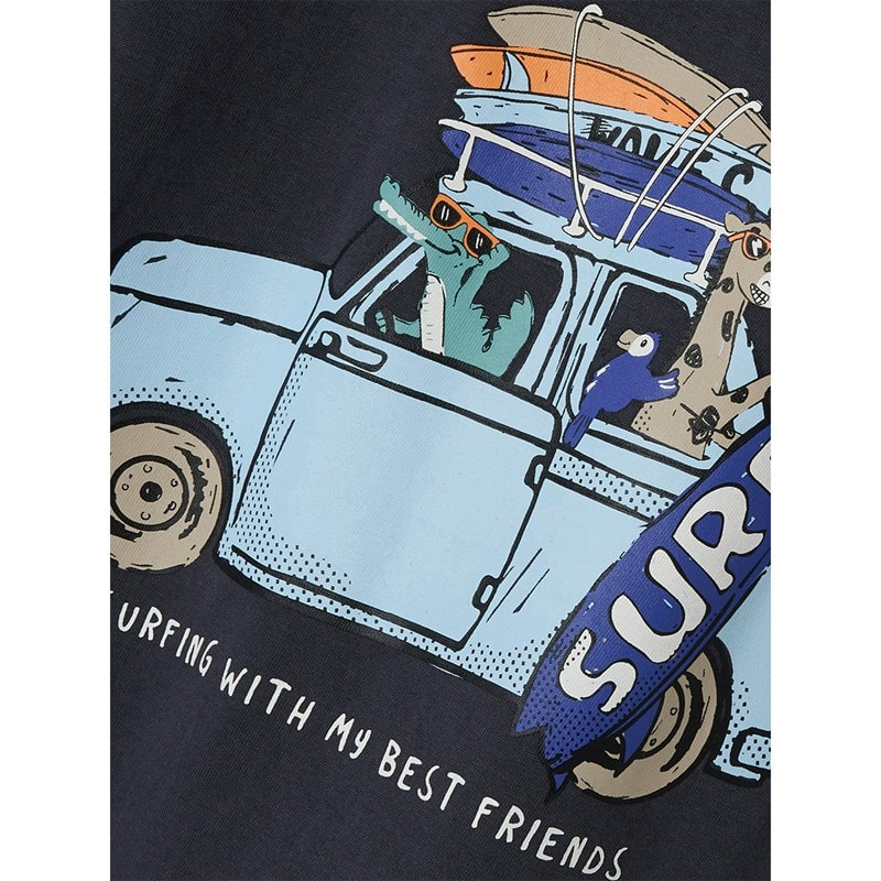 Name It Boys Freddis T-Shirt India Ink - Image 3