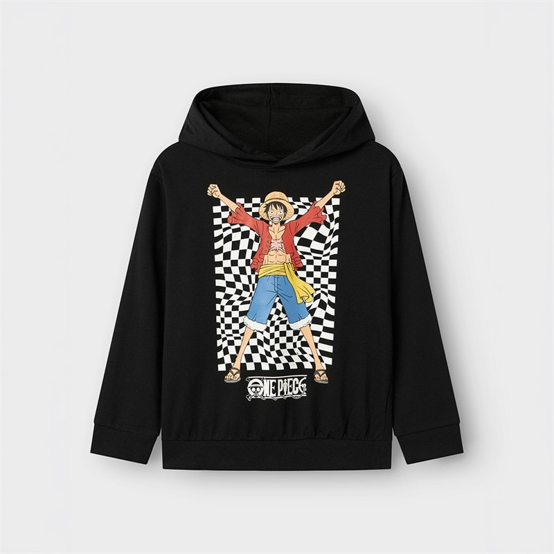 Name It Boys One Piece Juck Hoodie Black