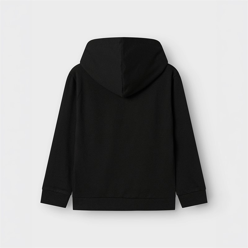 Name It Boys One Piece Juck Hoodie Black - Image 2