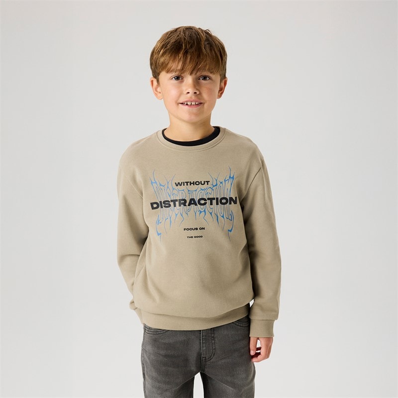 Name It Boys Byron Sweatshirt Vintage Khaki