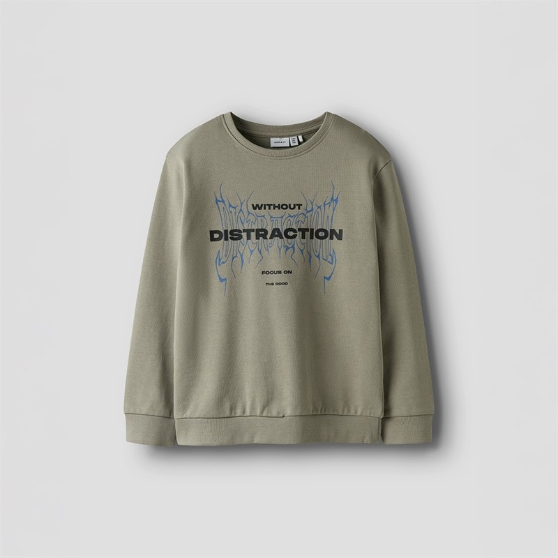 Name It Boys Byron Sweatshirt Vintage Khaki - Image 2