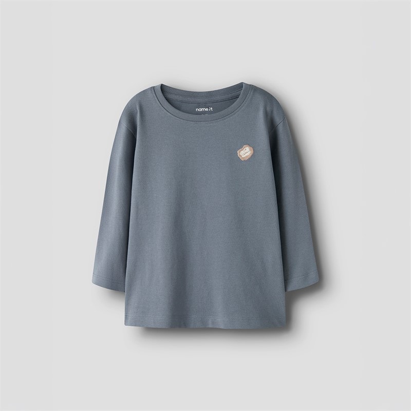 Name It Boys Mini Vimpel Dino Skeleton Long Sleeve T-Shirt Flint Stone