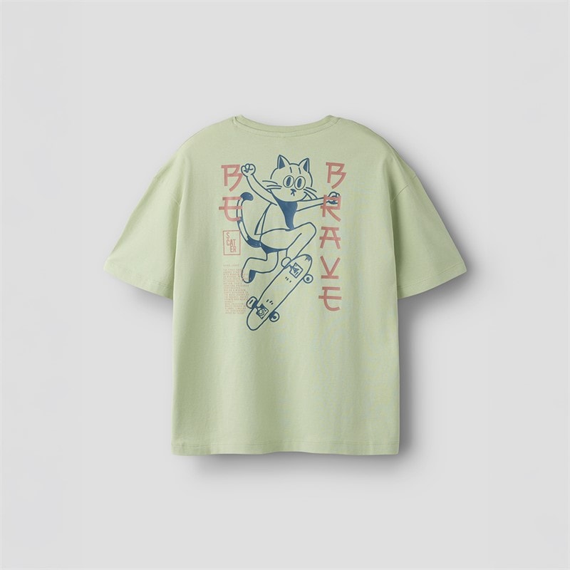 Name It Boys Theo T-Shirt Swamp - Image 1