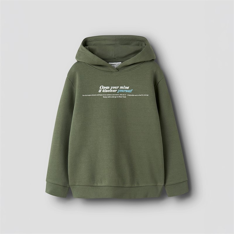 Name It Boys Ruben Hoodie Four Leaf Clover - Image 2