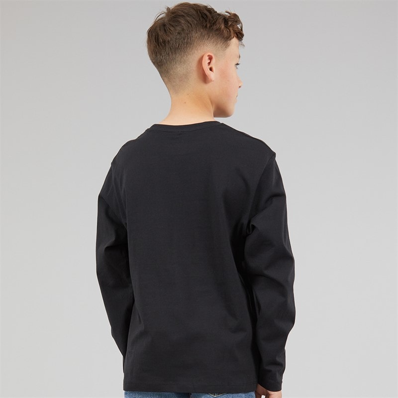 Name It Boys Vimpels Hockey Long Sleeve T-Shirt Black - Image 2