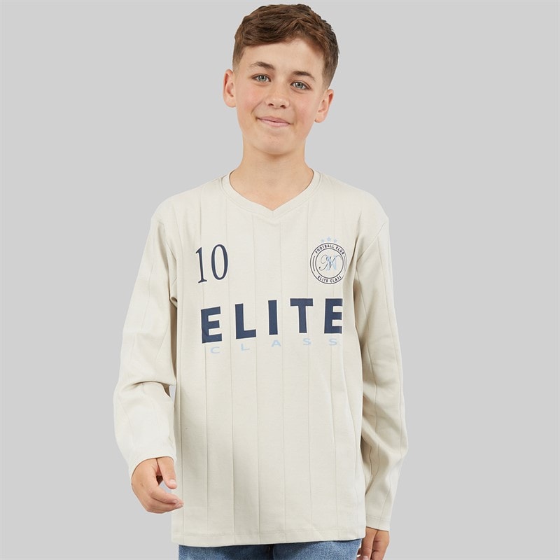 Name It Boys Titan Long Sleeve T-Shirt Moonbeam - Image 3