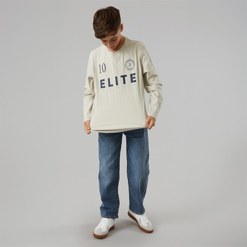 Name It Boys Titan Long Sleeve T-Shirt Moonbeam - Image 4