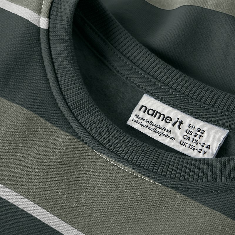 Name It Boys Mini Bruce Sweatshirt Shadow - Image 3