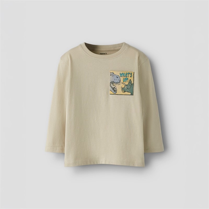 Name It Boys Mini Sikalasi Long Sleeve T-Shirt Peyote - Image 2