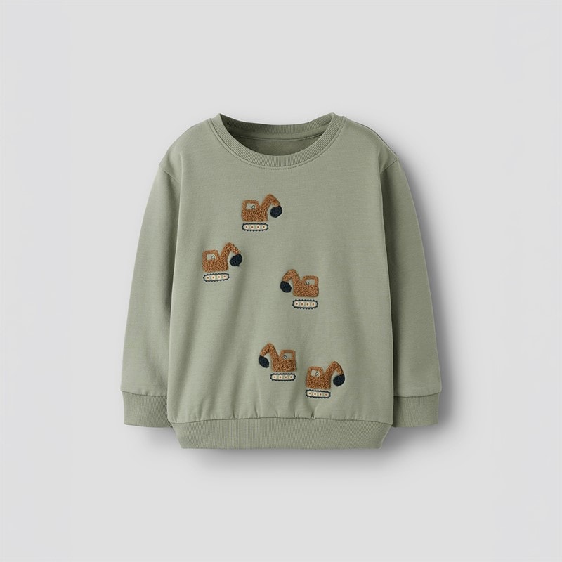 Name It Boys Mini Bernhard Sweatshirt Shadow - Image 2