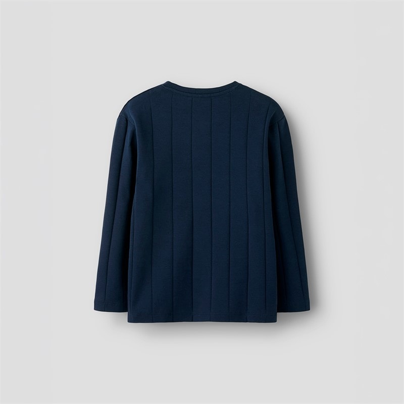 Name It Boys Titan Long Sleeve T-Shirt Navy Blazer - Image 2