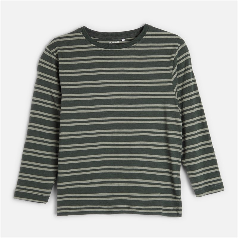 Name It Boys Mini Vaksel Shadow Long Sleeve T-Shirt Urban Chic