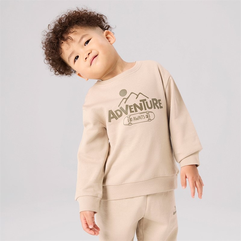 Name It Boys Mini Balas Sweatshirt Humus