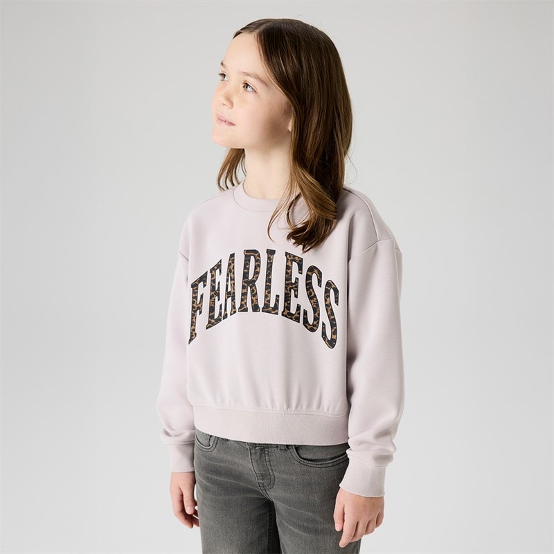 Name It Girls Bima Sweatshirt Lilac Marble - Image 1