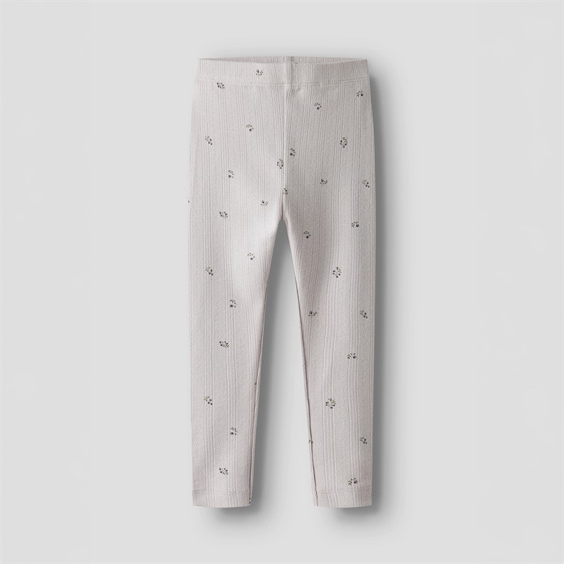 Name It Girls Berries Leggings Lilac Marble - Image 1