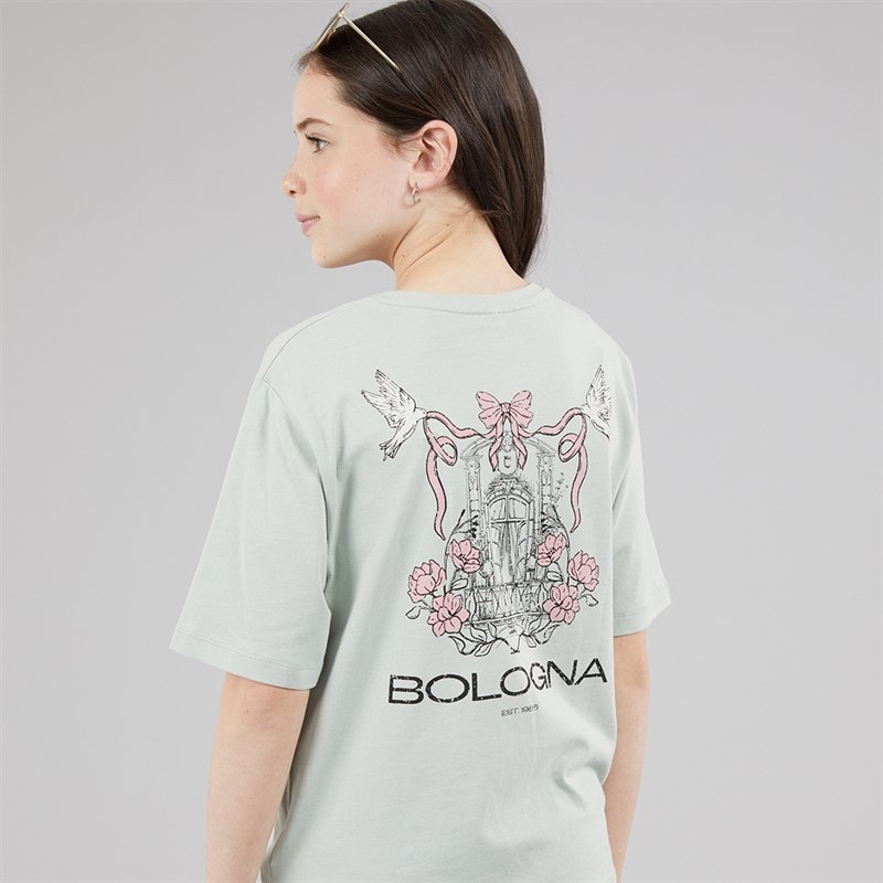 Name It Girls Bisa T-Shirt Aqua Gray