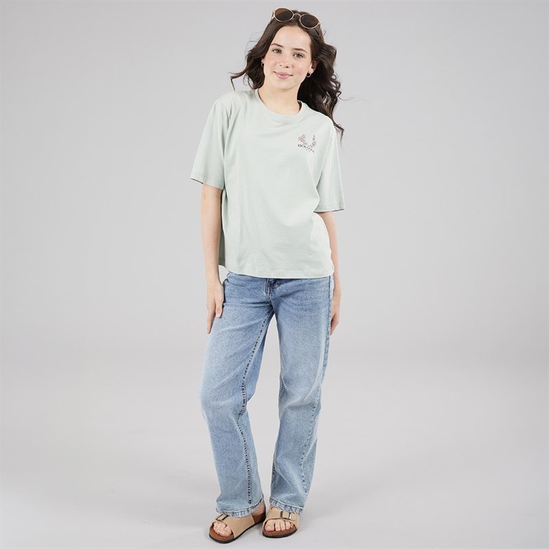 Name It Girls Bisa T-Shirt Aqua Gray - Image 4