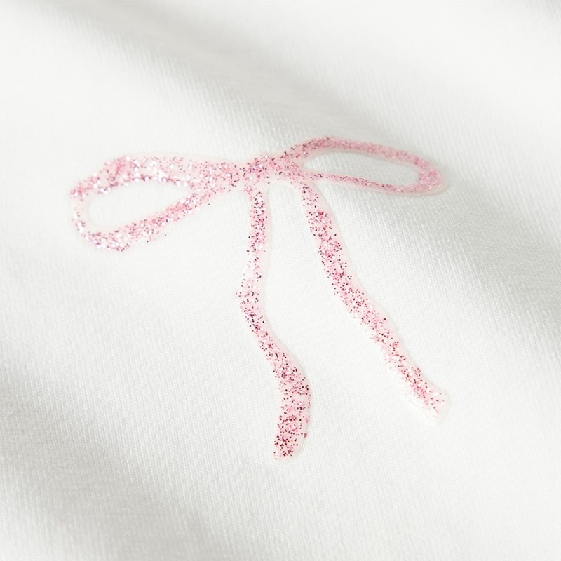 Name It Girls Frosita Long Sleeve T-Shirt Bright White - Image 3