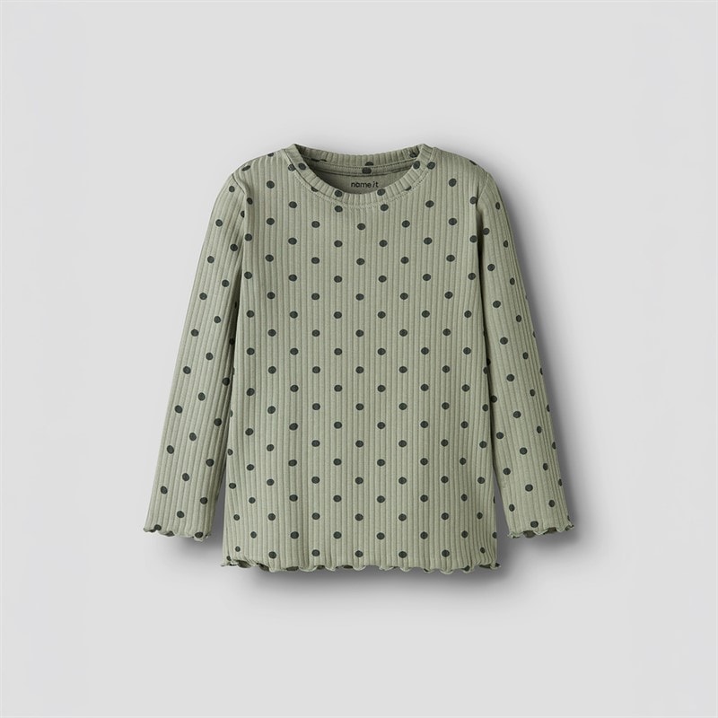 Name It Girls Vemma Long Sleeve T-Shirt Shadow